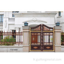Villa Garden Balcon de l&#39;aluminium Porte de cour européenne